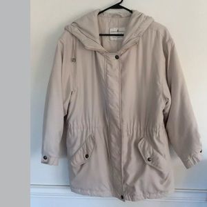 Towne By London Fog Women’s Hooded Coat, Sz S Pet